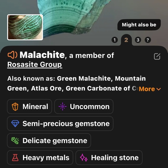 Crystal Lot Kambamba, Malachite & Mahogany, Black Onyx - Picture 14 of 14